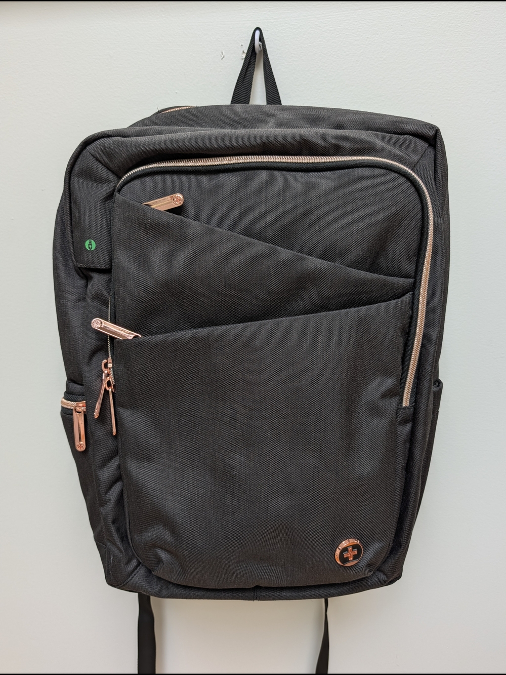 Swissdigital Katy Rose Laptop Backpack Black Rose Gold